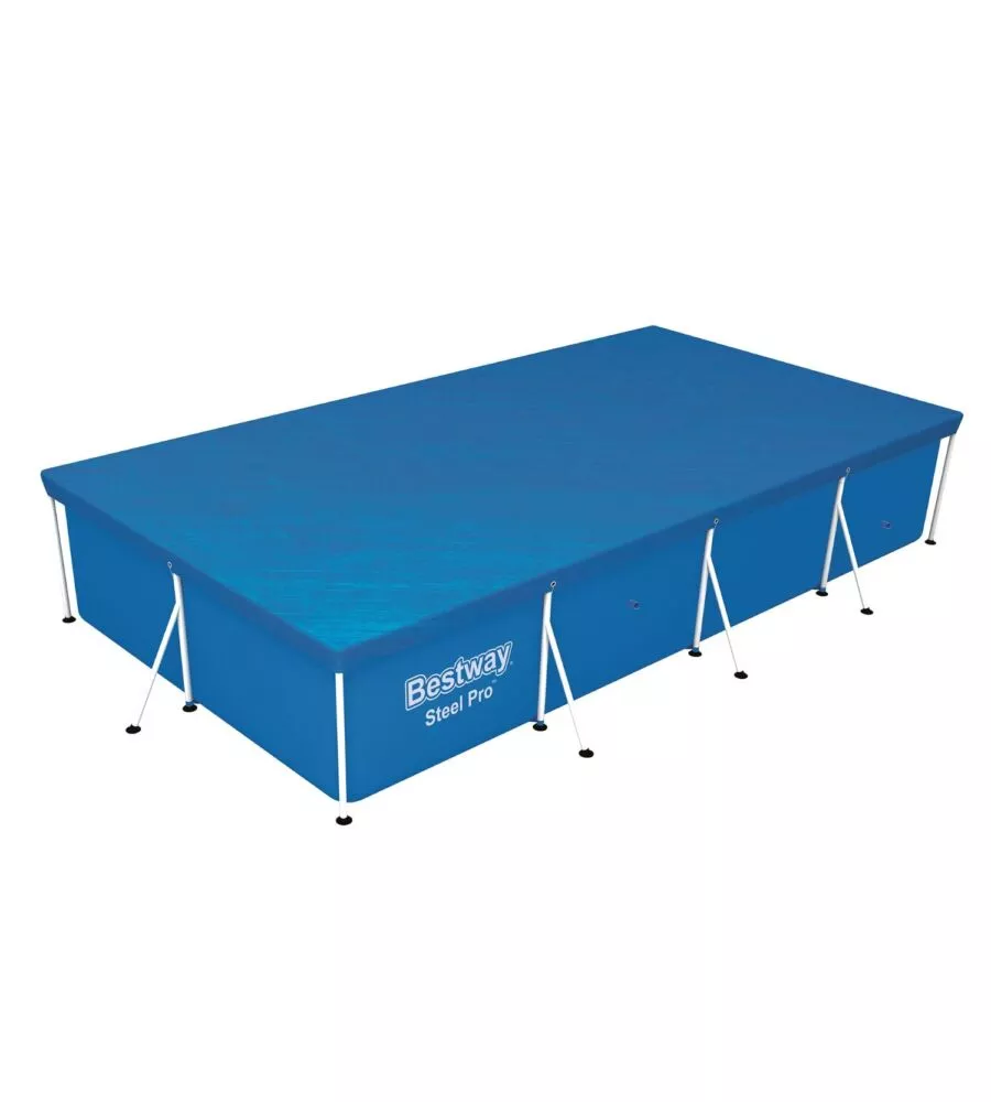 Telo di copertura per piscina da 300 cm bestway 304x205 cm - cod. 58106